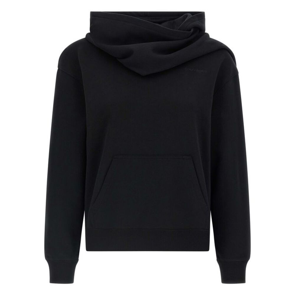 Courrèges Black Cotton Women's Sweatshirt